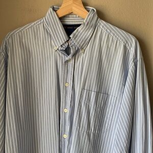 HENRY JACOBSON Striped Long Sleeve Button Down Shirt